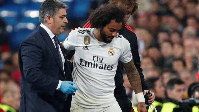 Alarmes no Real Madrid. Marcelo deixa relvado em lágrimas