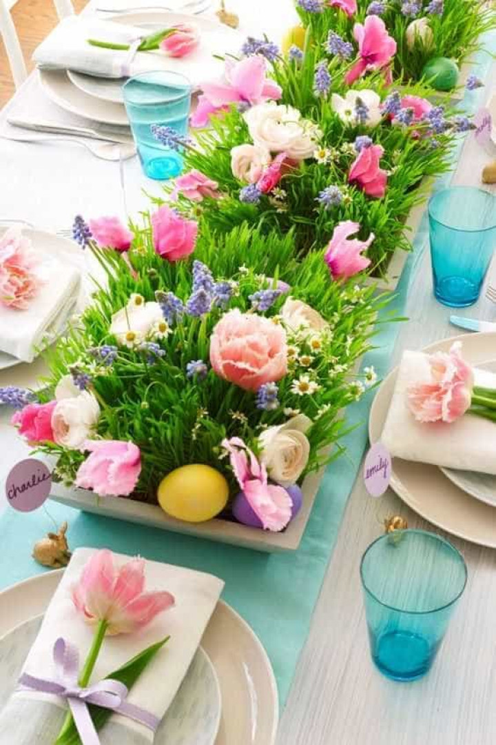 Aposte numa decoração de Páscoa e primavera. Fique com 15 ideias