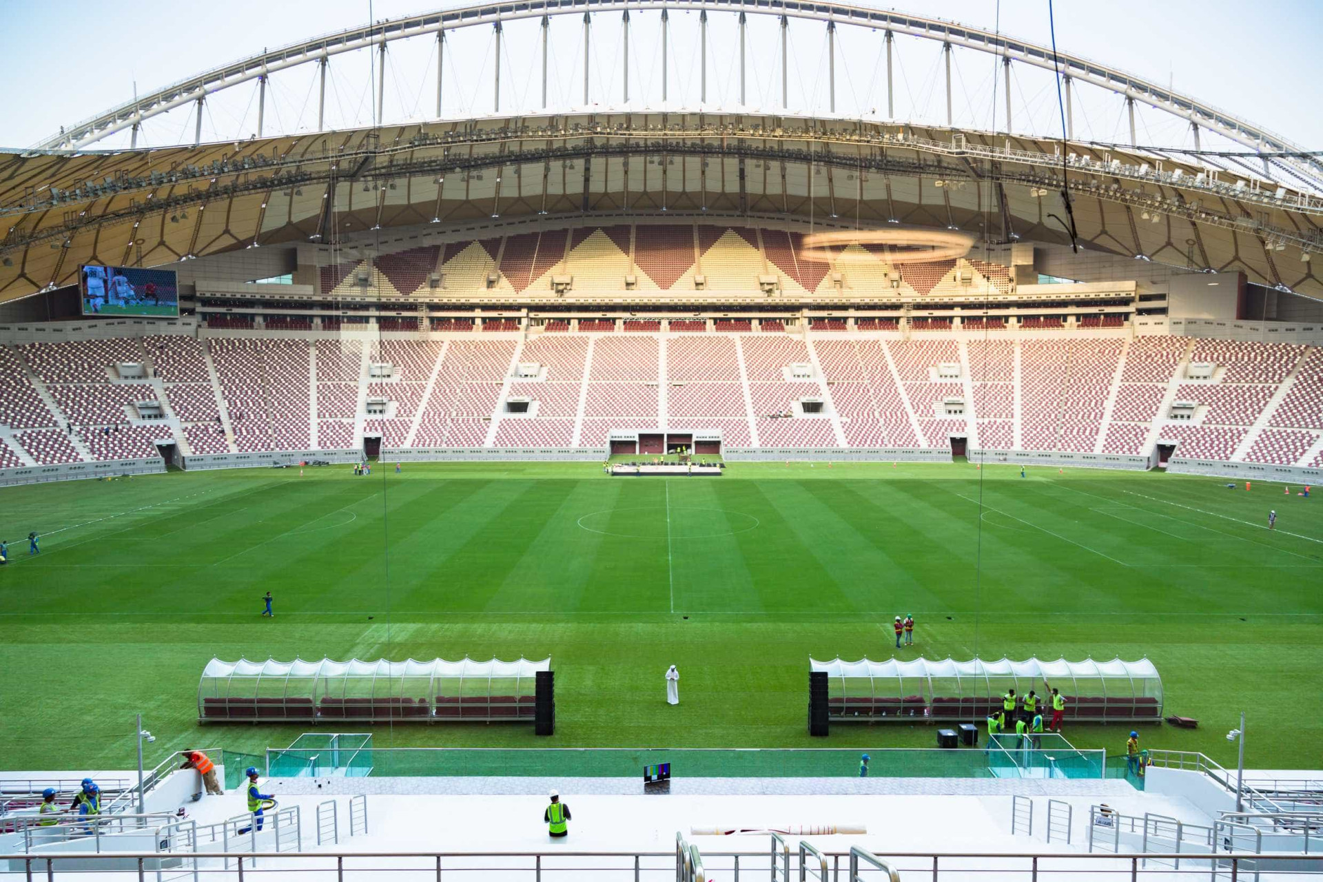 Veja as imagens do novo estádio que receberá o Mundial 2022 no Qatar