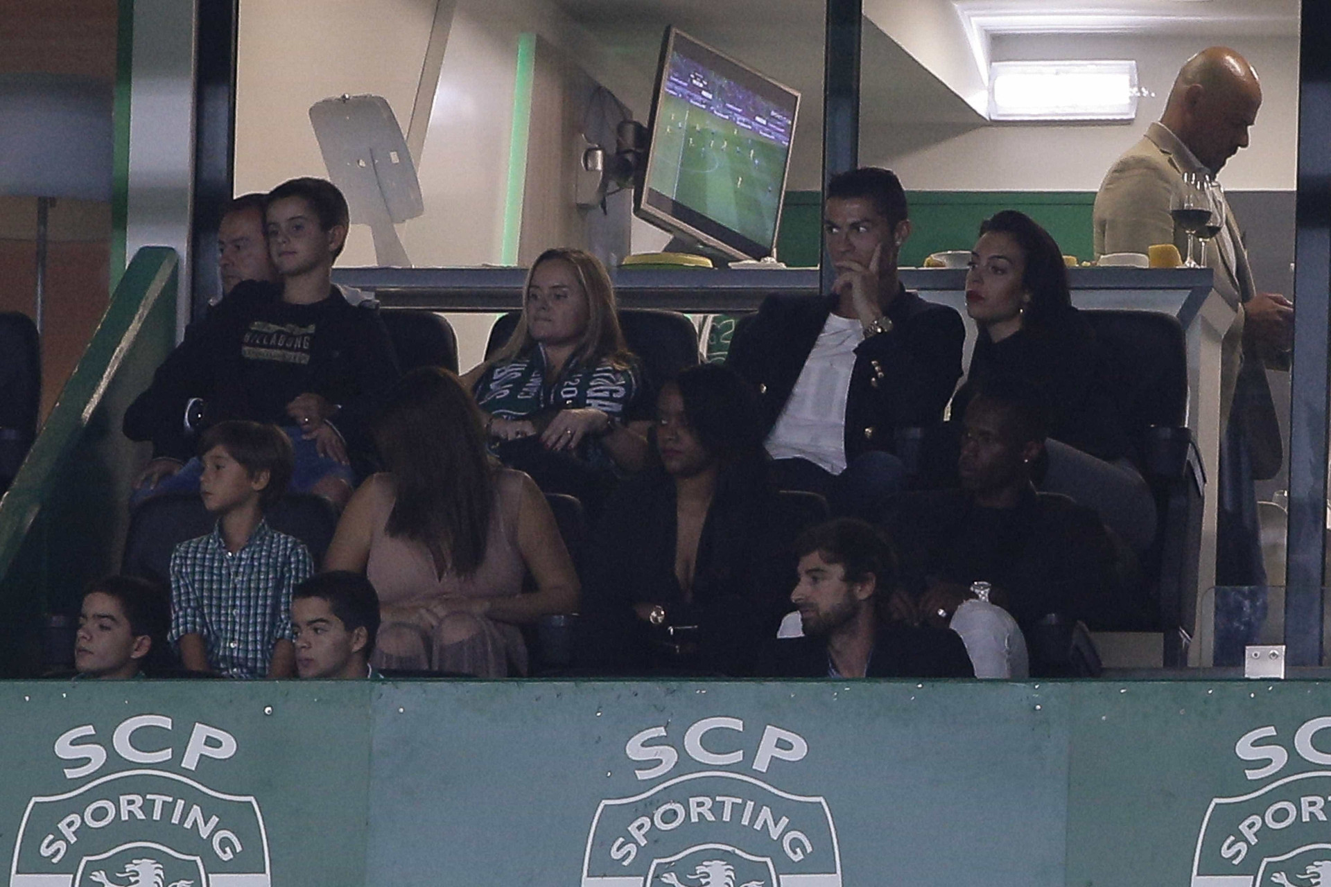 Ronaldo marca presença em Alvalade para assistir ao Sporting-Tondela
