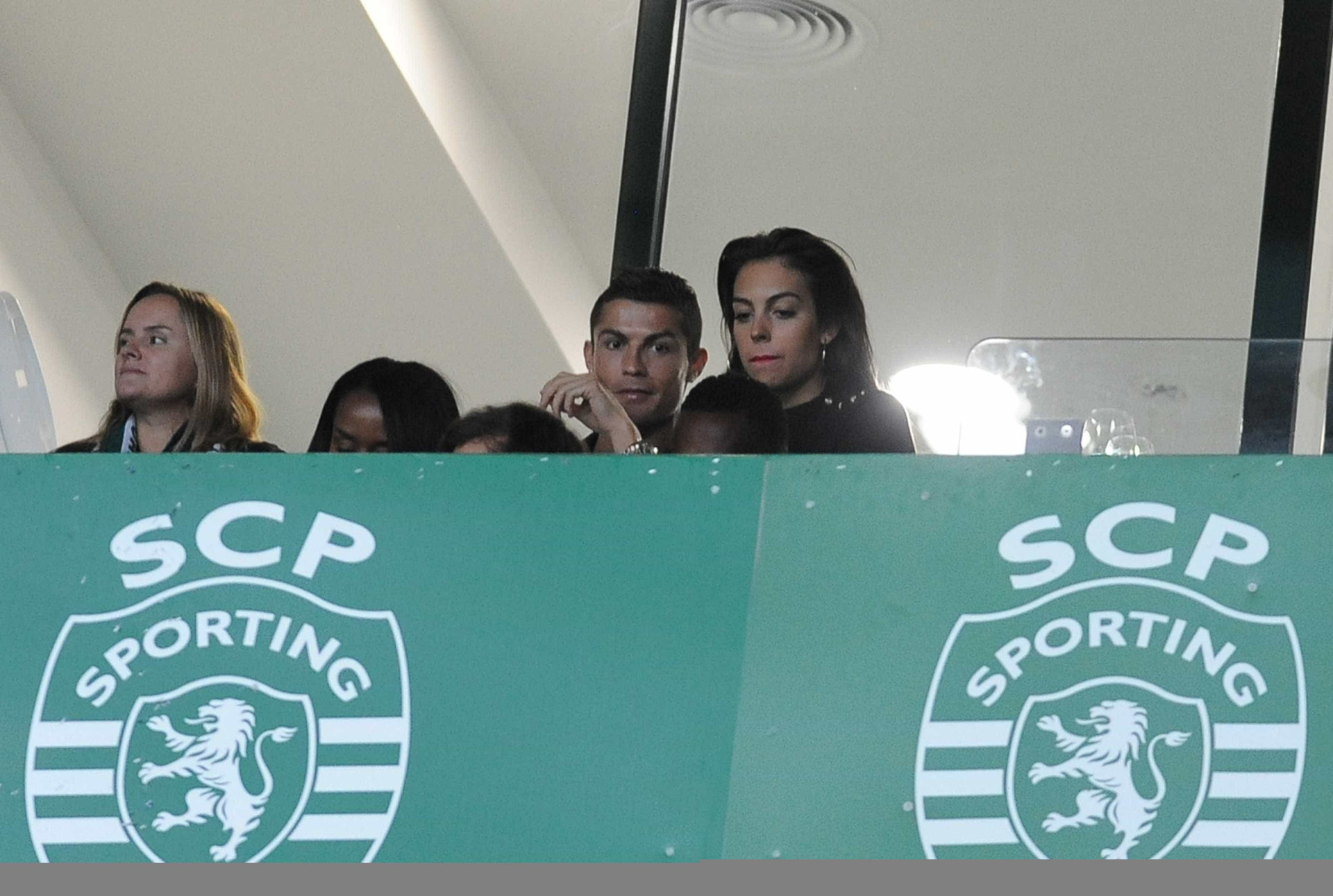 Ronaldo marca presença em Alvalade para assistir ao Sporting-Tondela