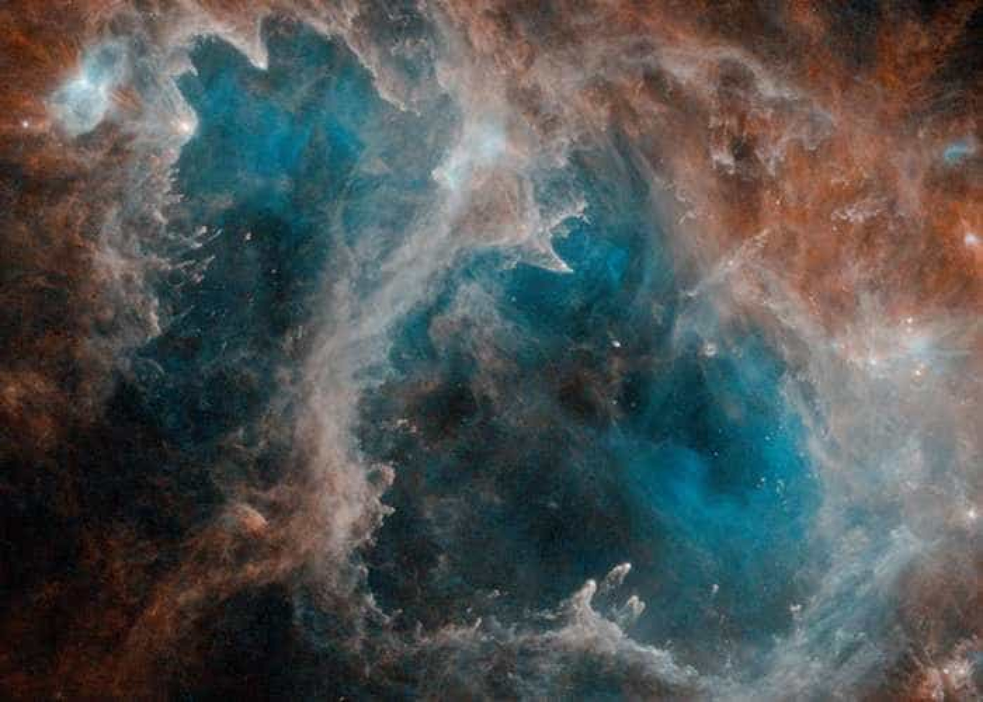 ESA partilhou fotografia incrível de região onde se formam estrelas
