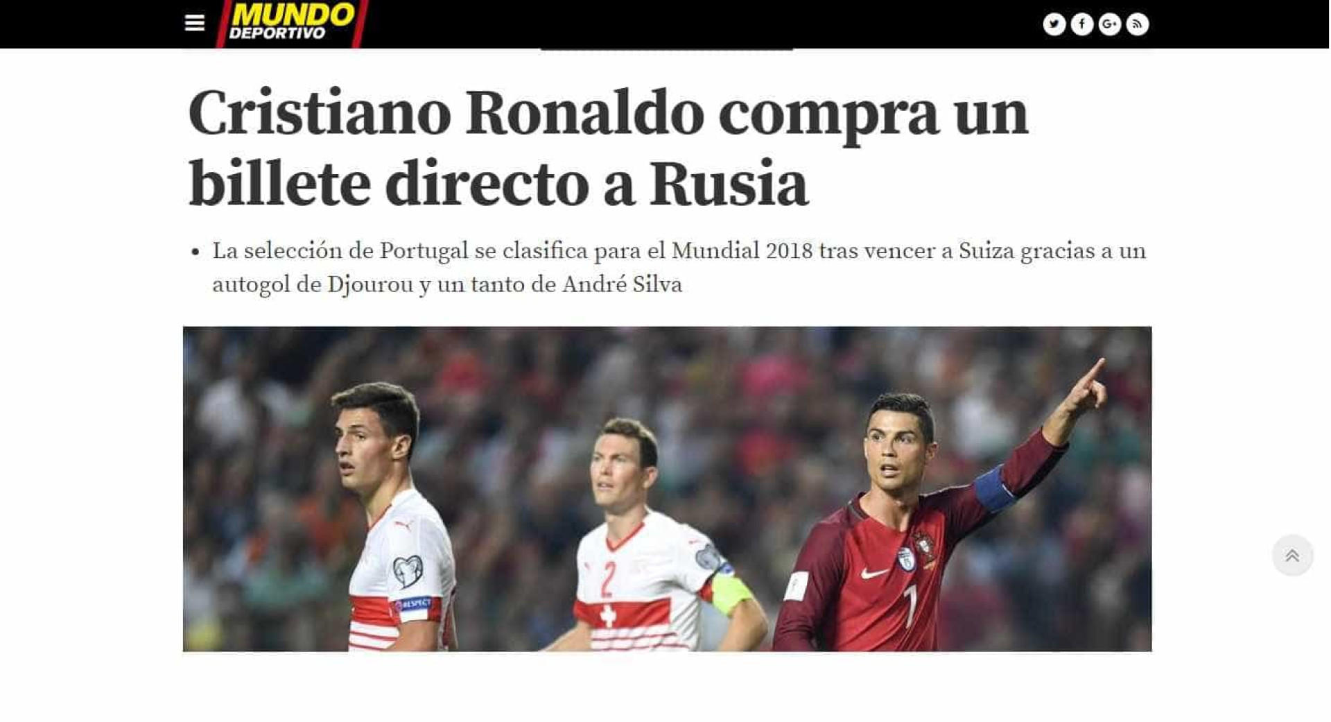 Veja o que se disse além fronteiras sobre o triunfo português