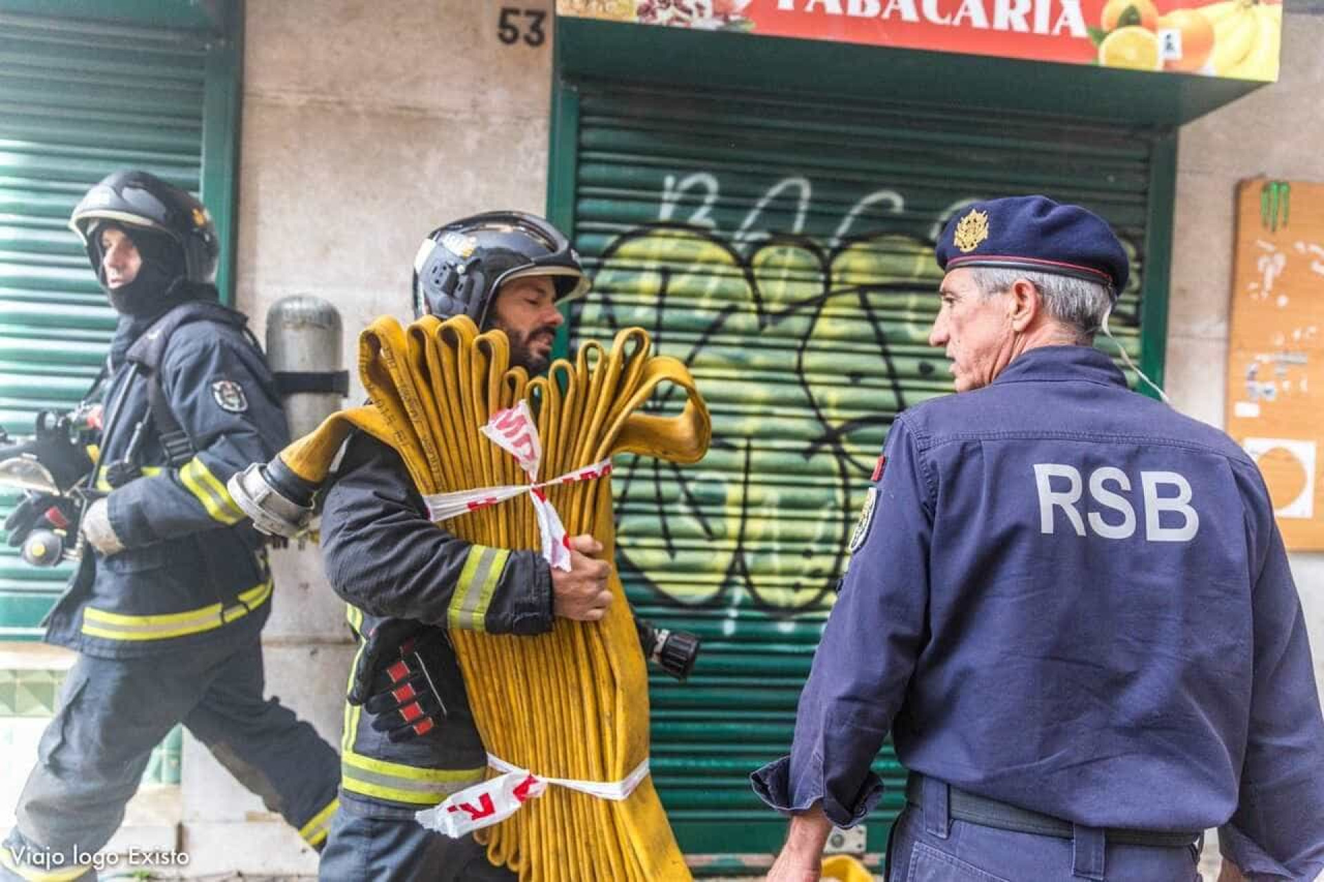 As imagens do fogo em Lisboa que assustou mas não feriu