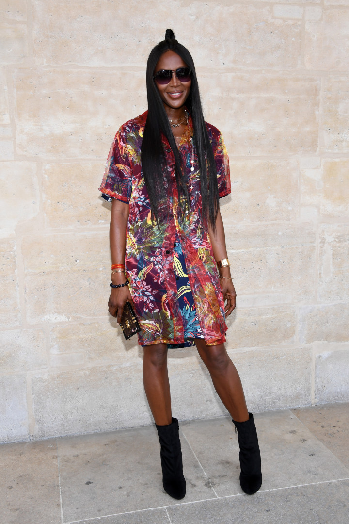 O estilo da modelo Naomi Campbell