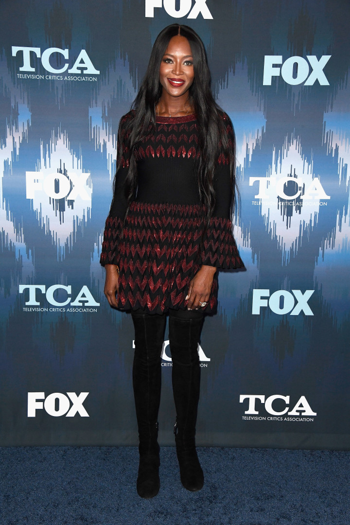 O estilo da modelo Naomi Campbell