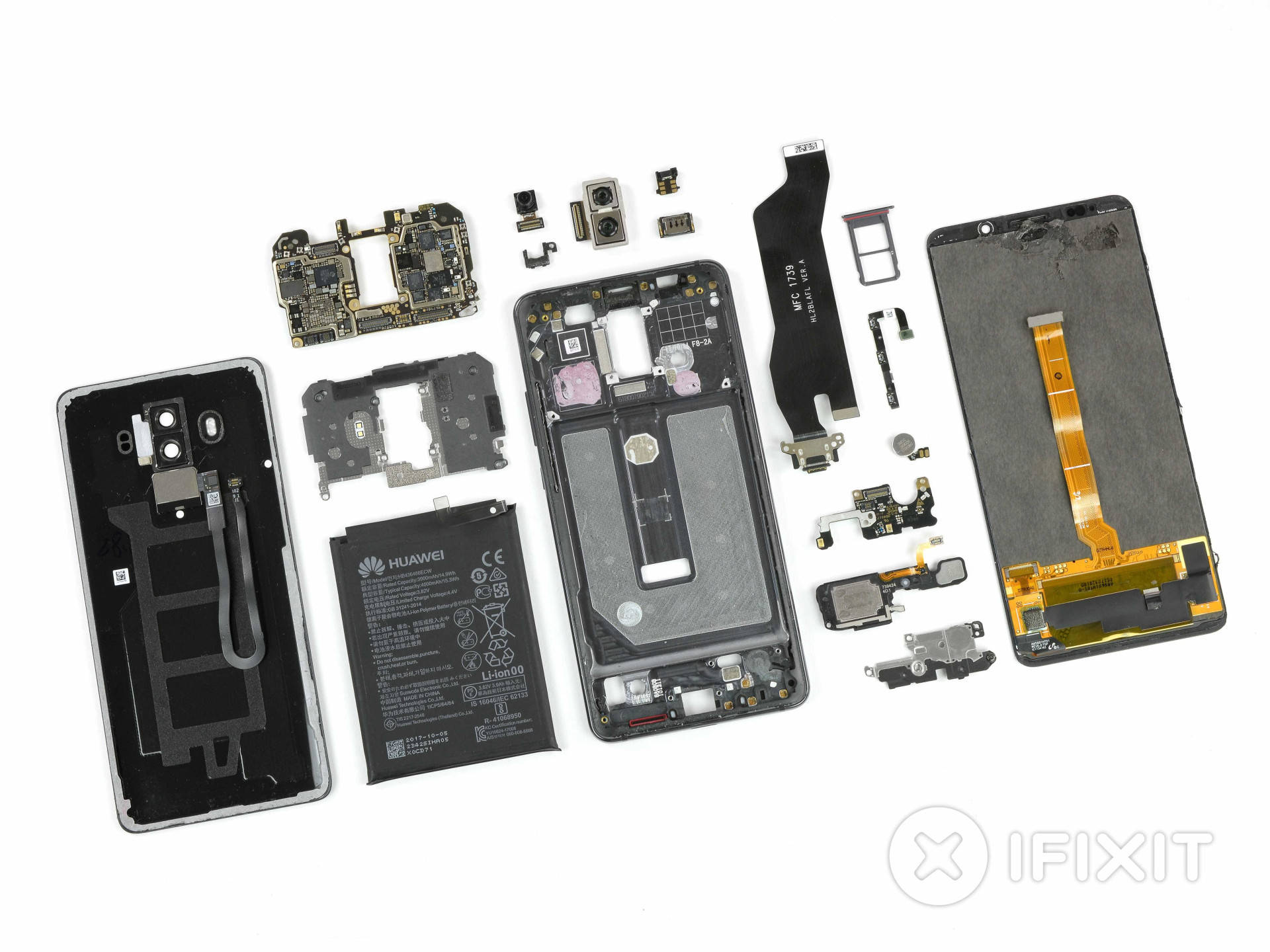 O novo topo de gama da Huawei foi desmontado. Veja o interior