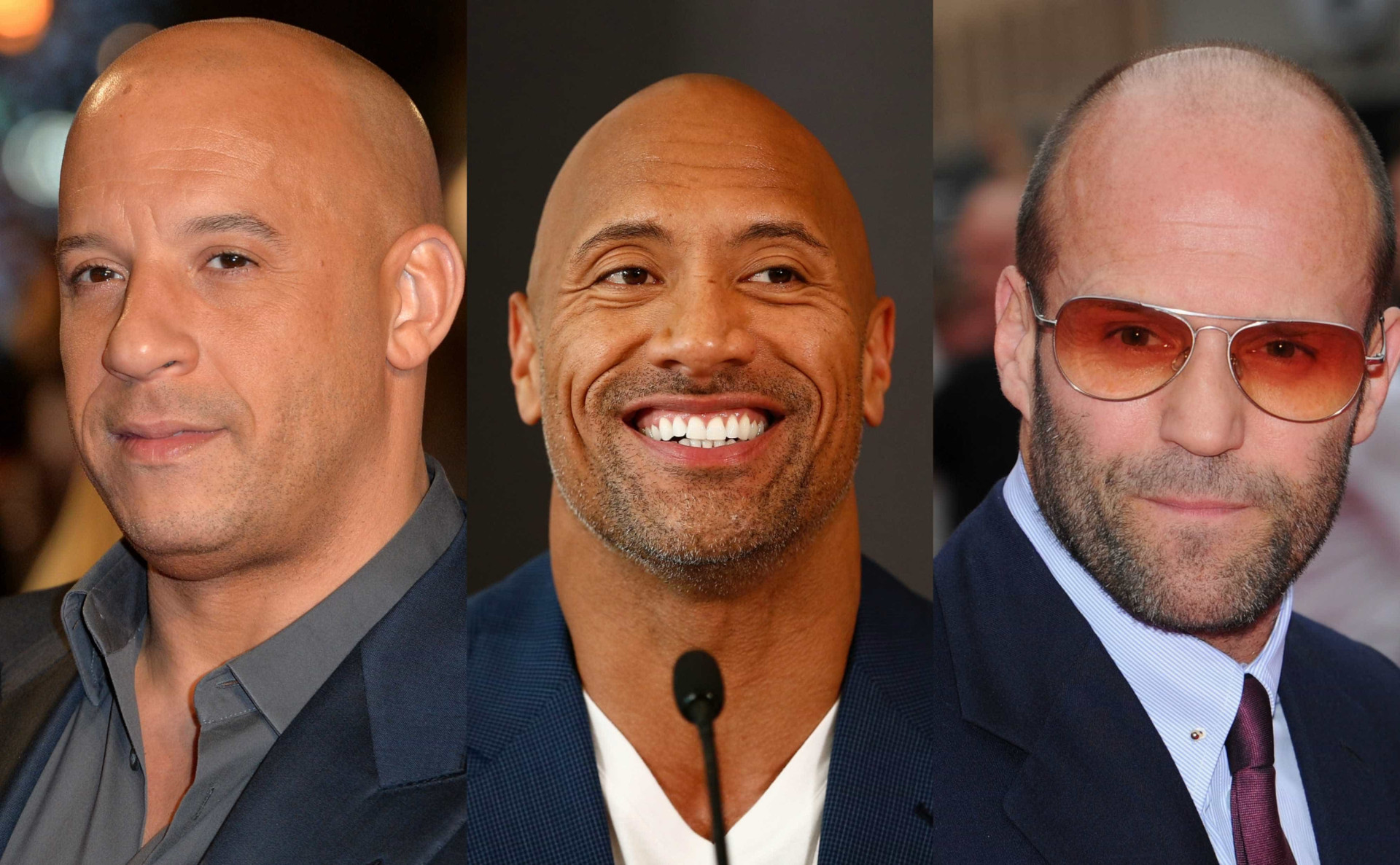 Quem são os carecas mais charmosos de Hollywood?