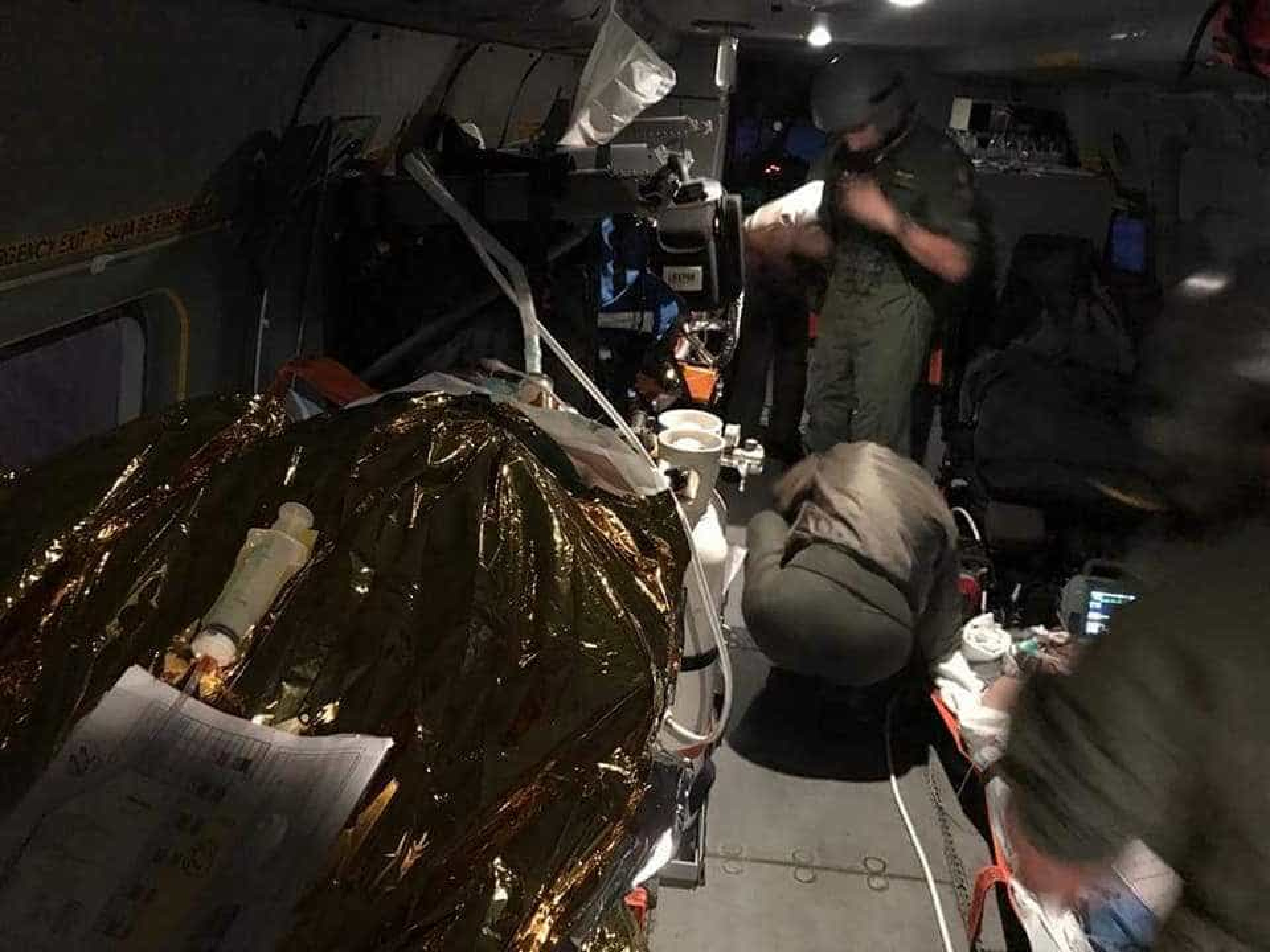 As imagens do resgate dos feridos de Tondela pela Força Aérea