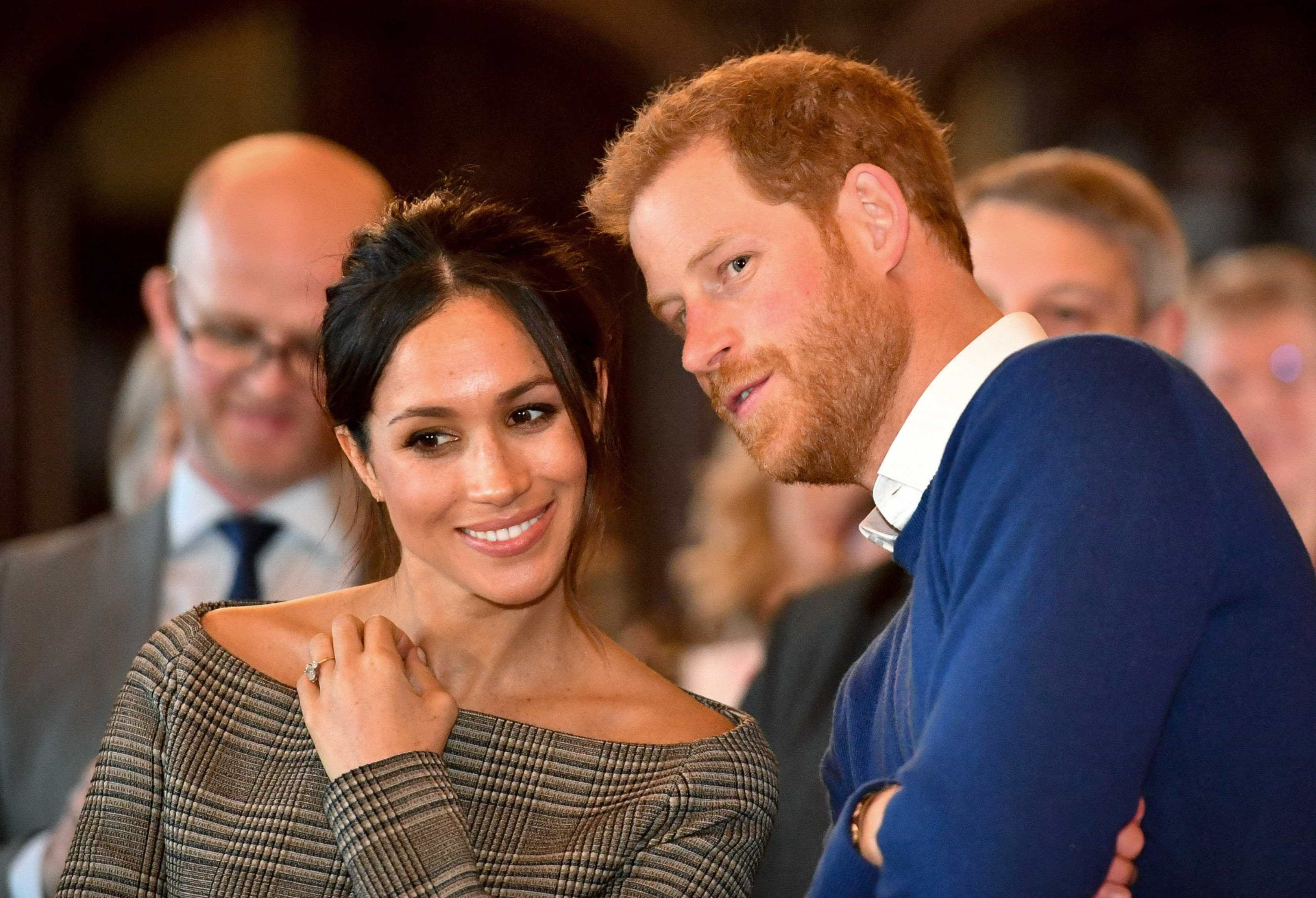 Harry e Meghan Markle encantam na sua terceira visita enquanto casal