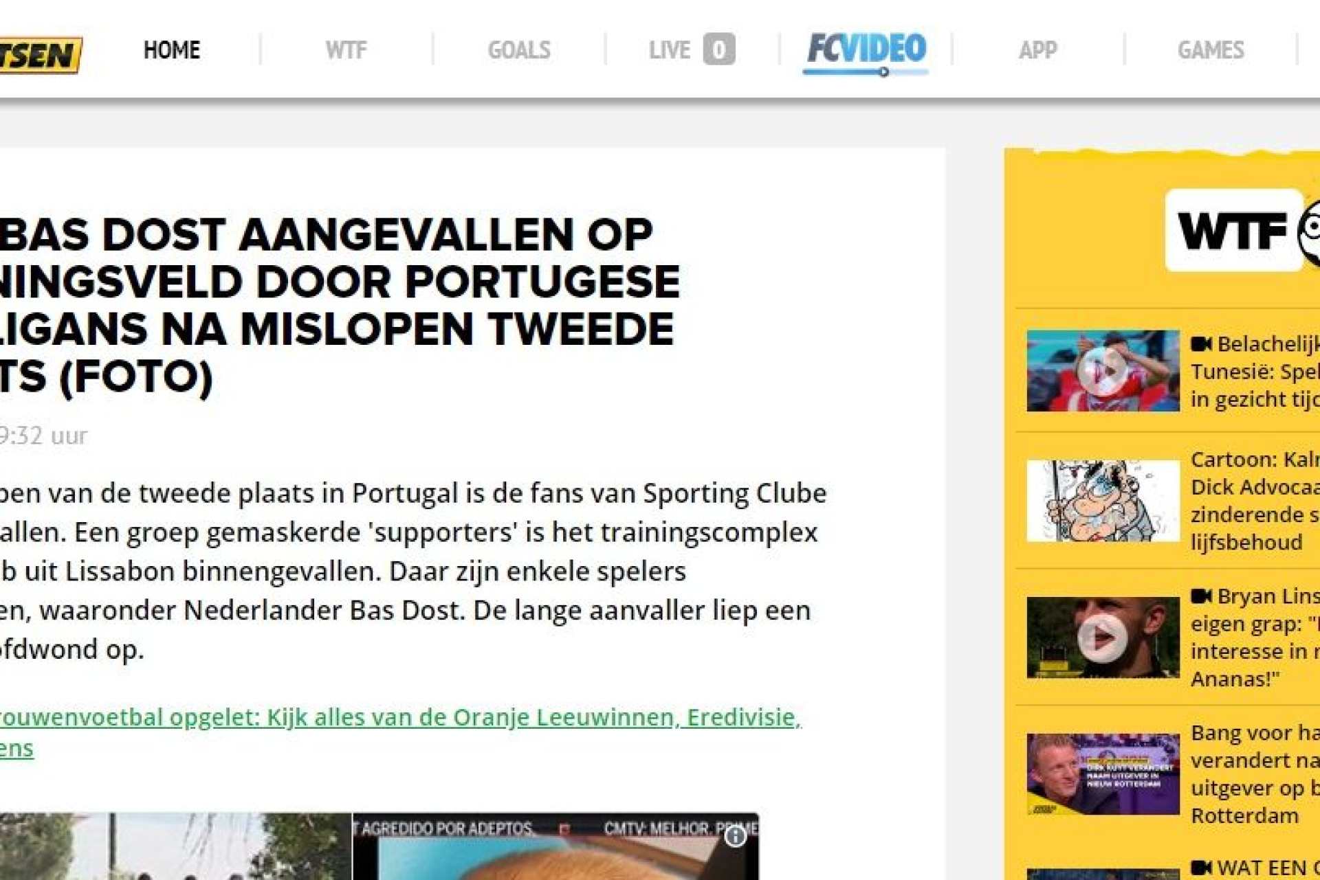 "Vergonha em Portugal": Lá por fora falam de 'hooligans' em Alcochete