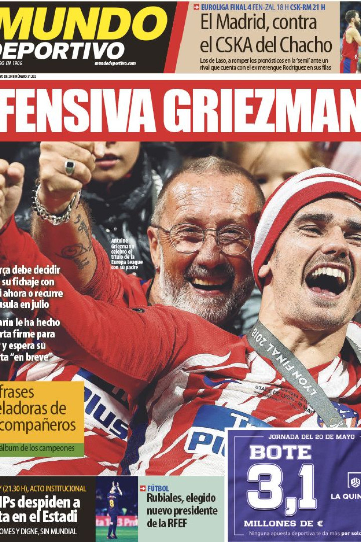 Imprensa internacional: As despedidas de Buffon e Griezmann