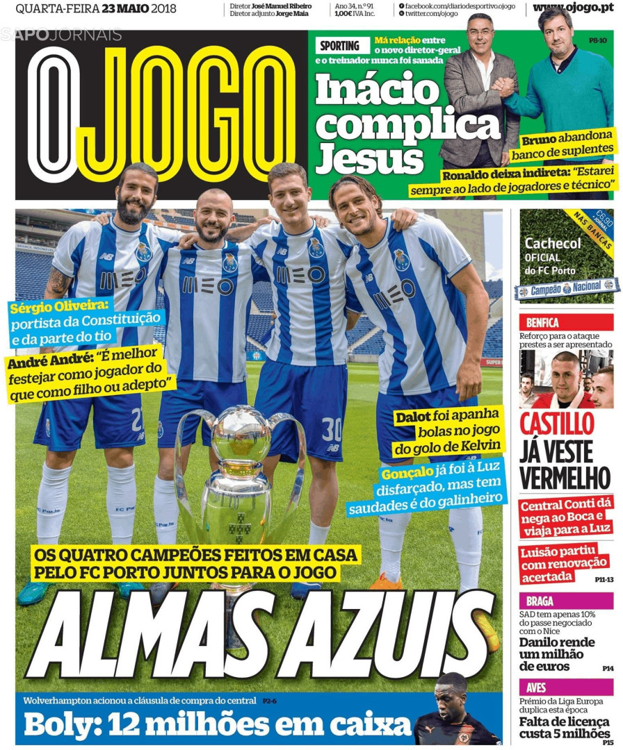 Destaques: Sporting a ferver, o mercado e as "almas azuis"