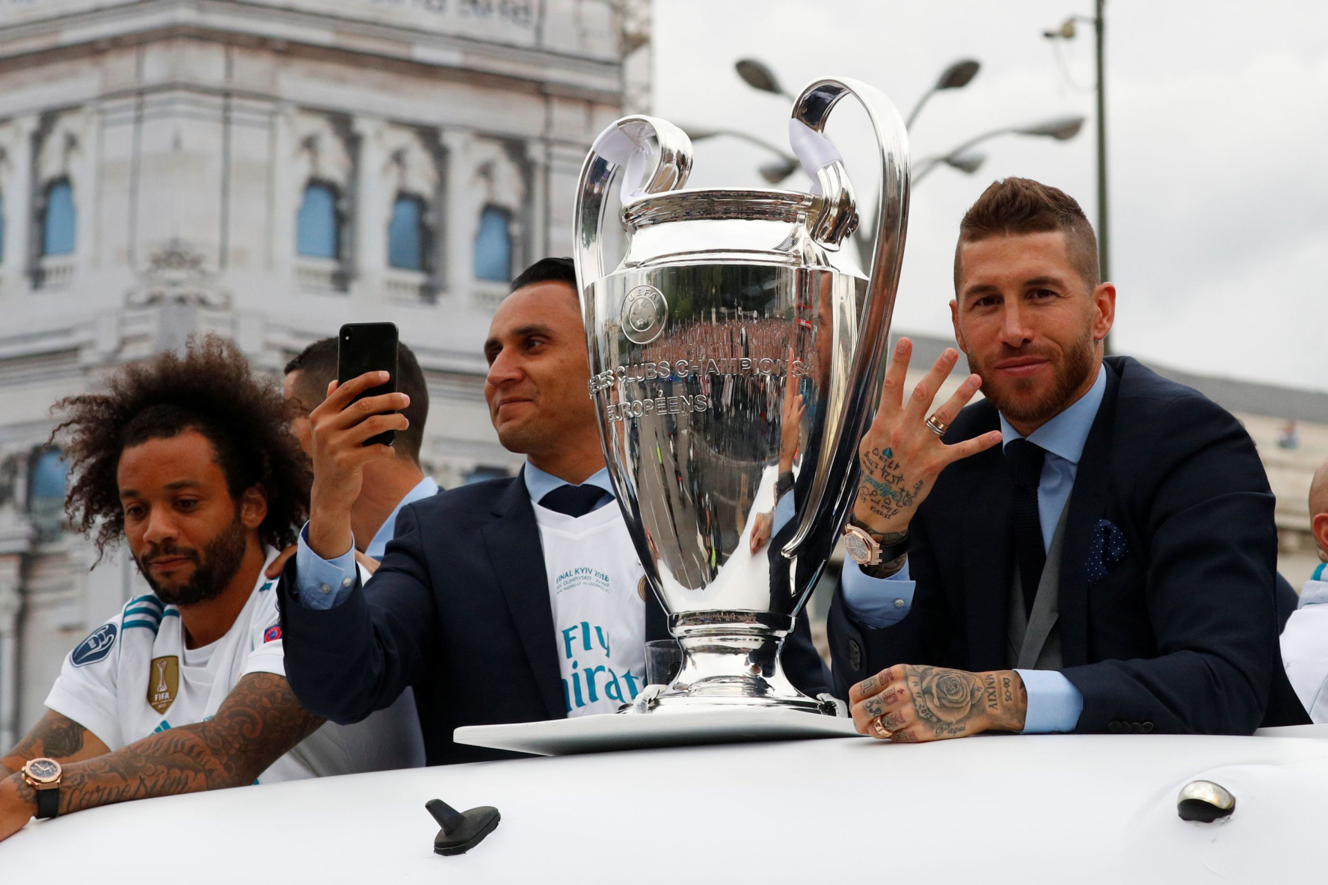 Uma festa 'blanca' na qual Ronaldo... passou ao lado