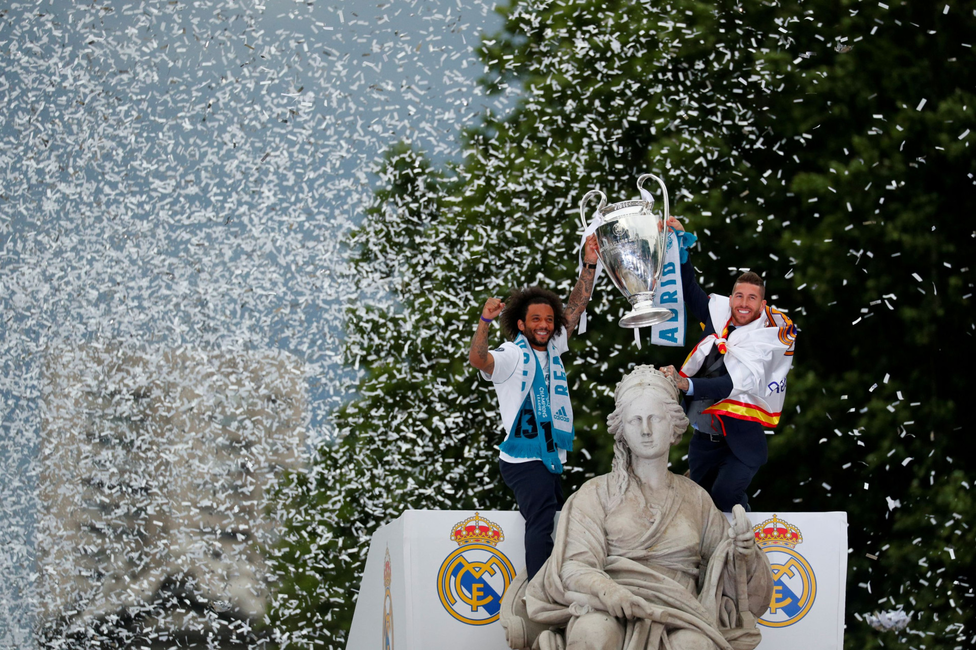 Uma festa 'blanca' na qual Ronaldo... passou ao lado