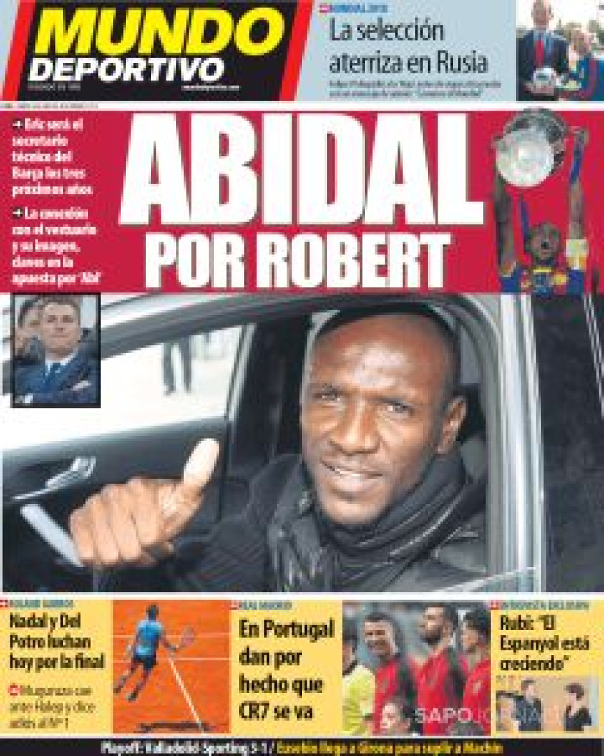 Lá por fora: Entre o adeus de Ronaldo e o regresso de Abidal