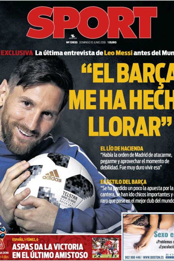 Lá por fora: Choro de Messi, 'golpe de frio' e a sombra lusa em Espanha