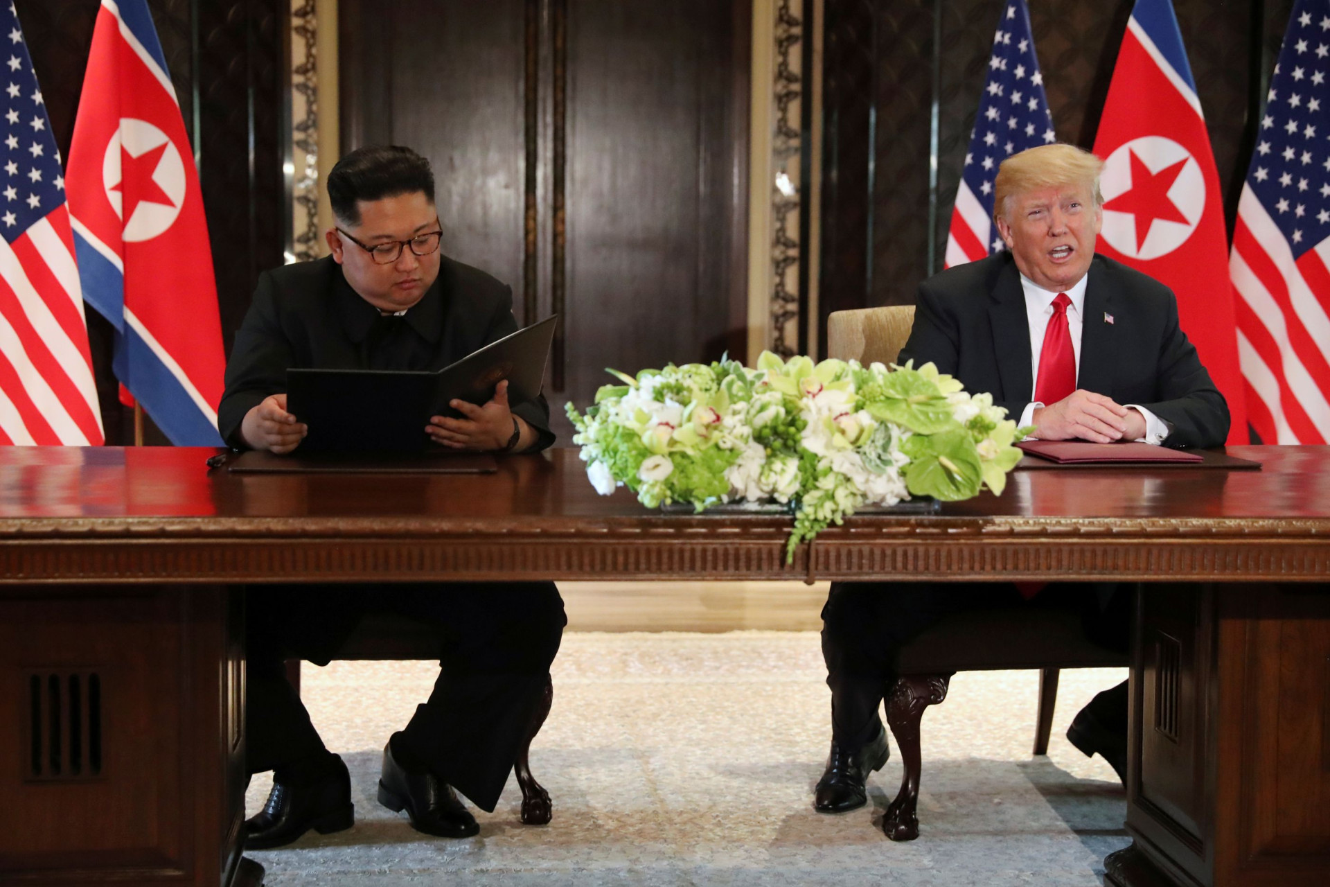 As imagens da cimeira histórica que juntou Kim e Trump