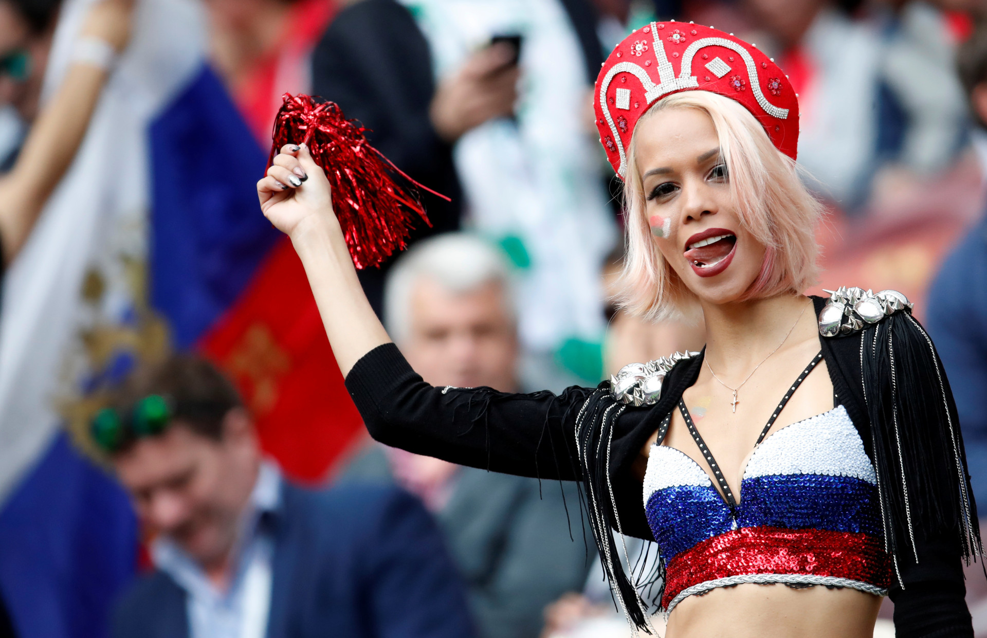 Eis o lado mais... bonito do 1.º jogo do Mundial da Rússia