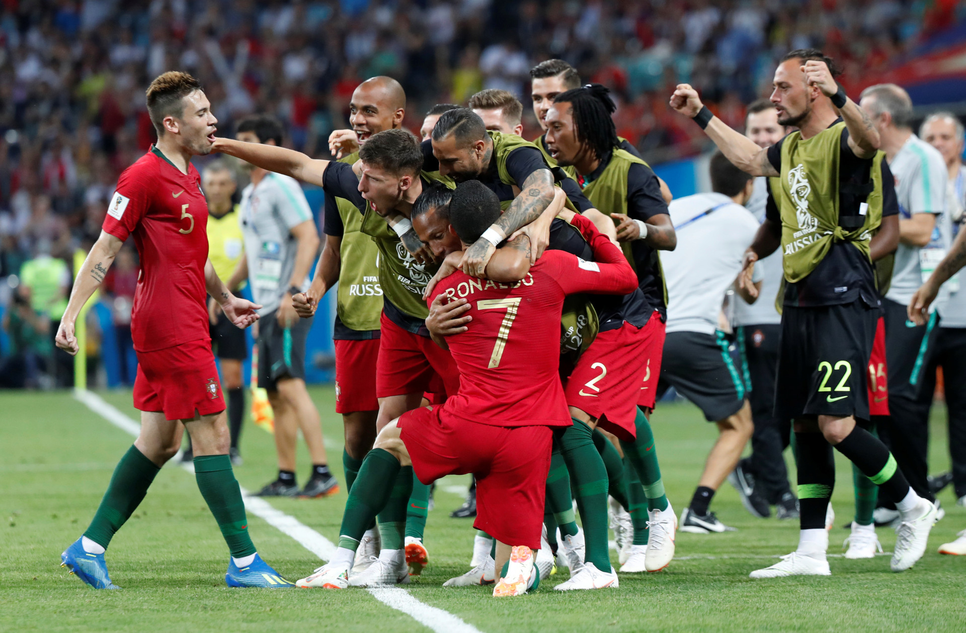 As imagens do Portugal-Espanha que não viu na televisão