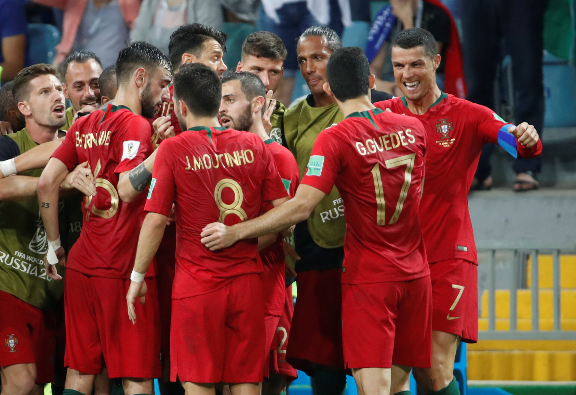 As imagens do Portugal-Espanha que não viu na televisão