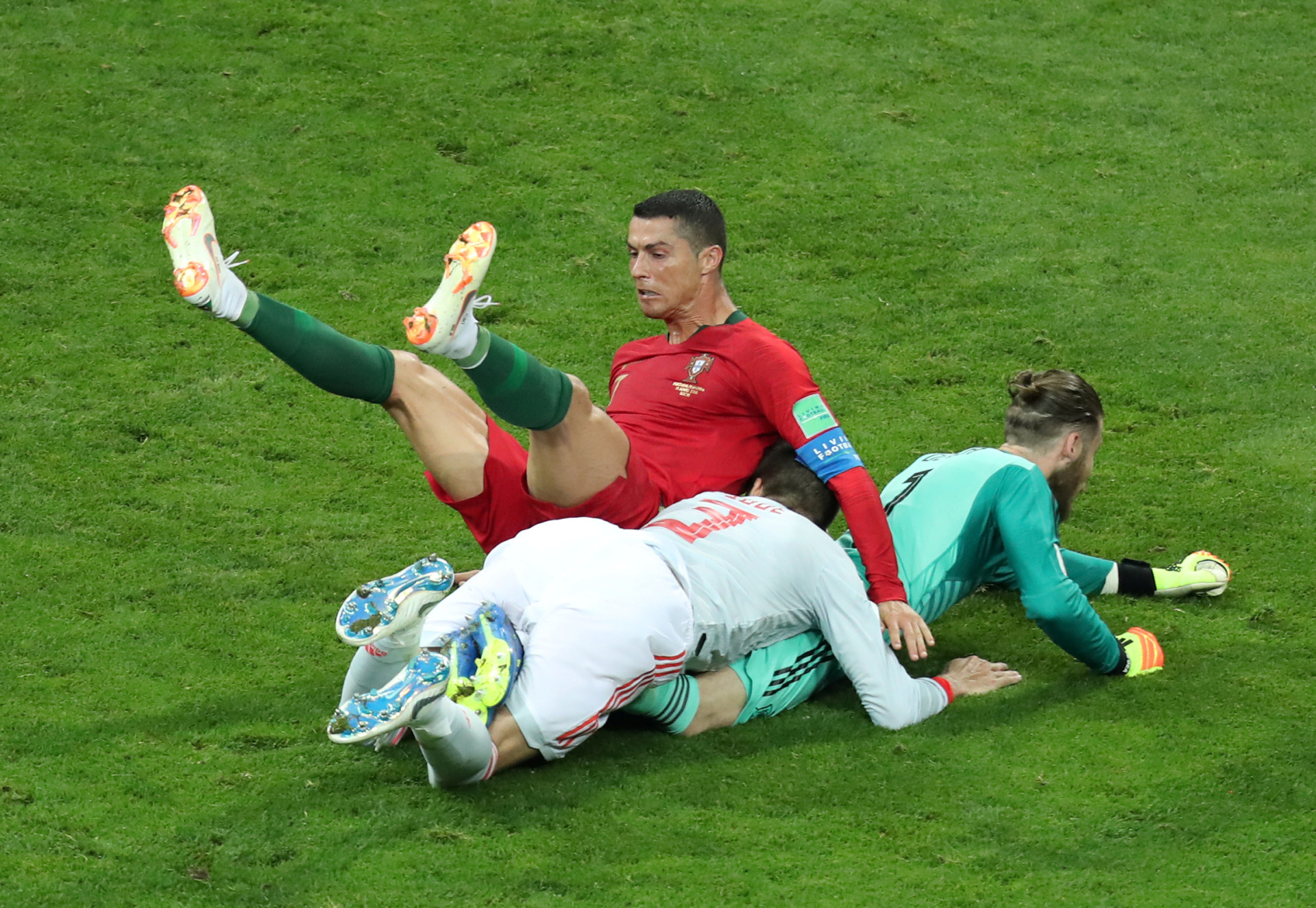 As imagens do Portugal-Espanha que não viu na televisão