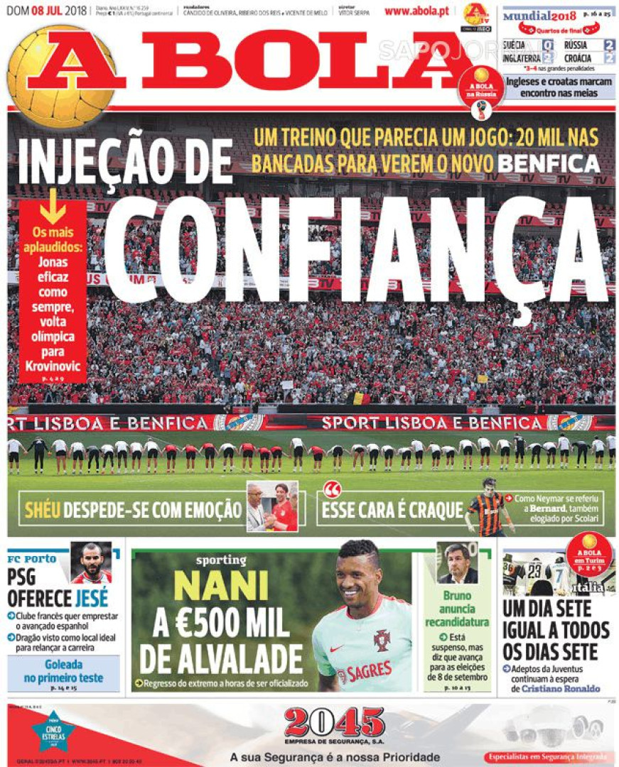 Benfica recebe "injeção de confiança" e os rivais à espera de reforços