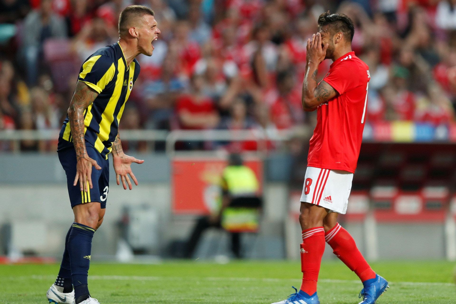 Benfica-Fenerbahçe: As imagens que não viu na televisão