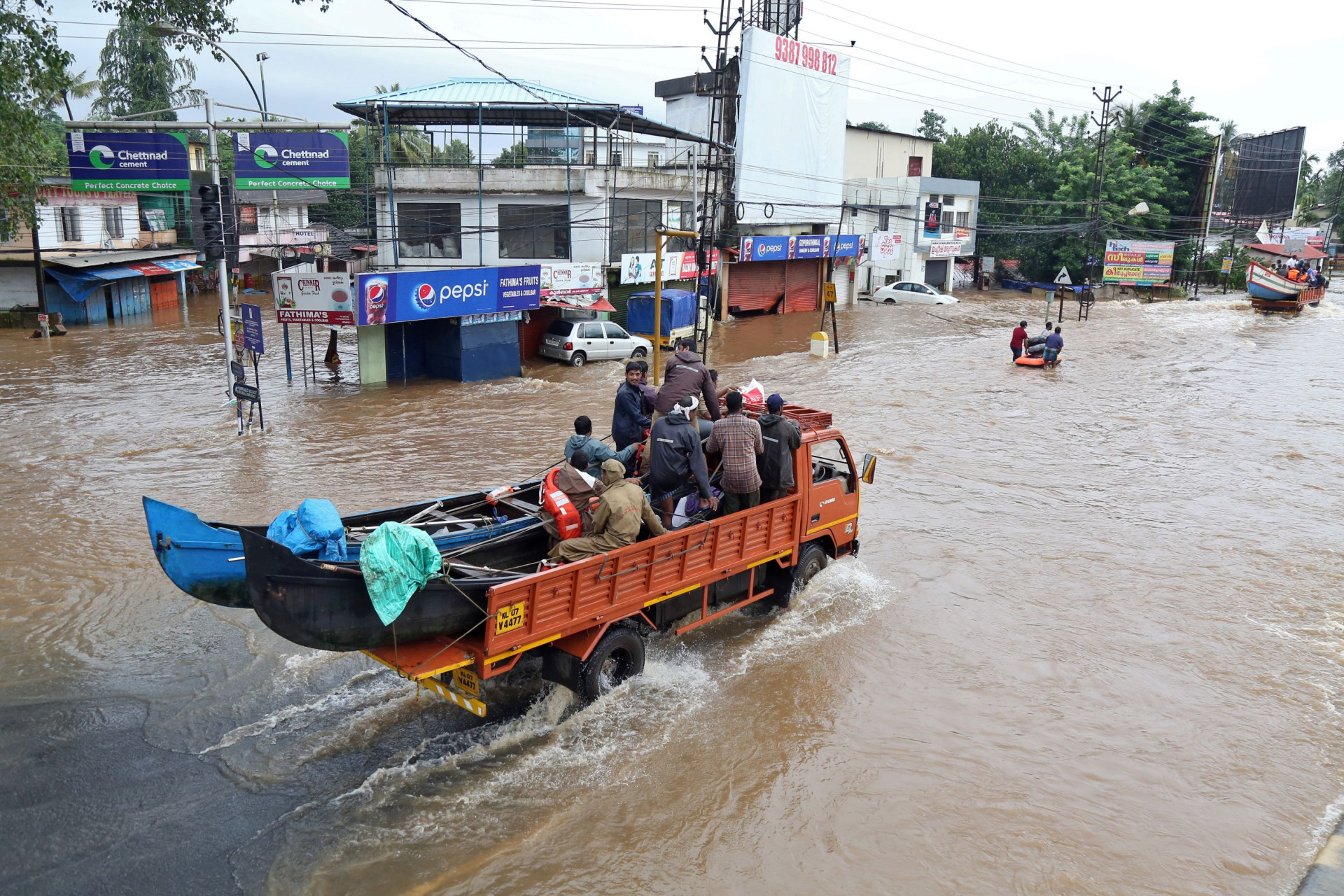 Chuvas, inundações e deslizamentos de terra. O dilúvio em Kerala