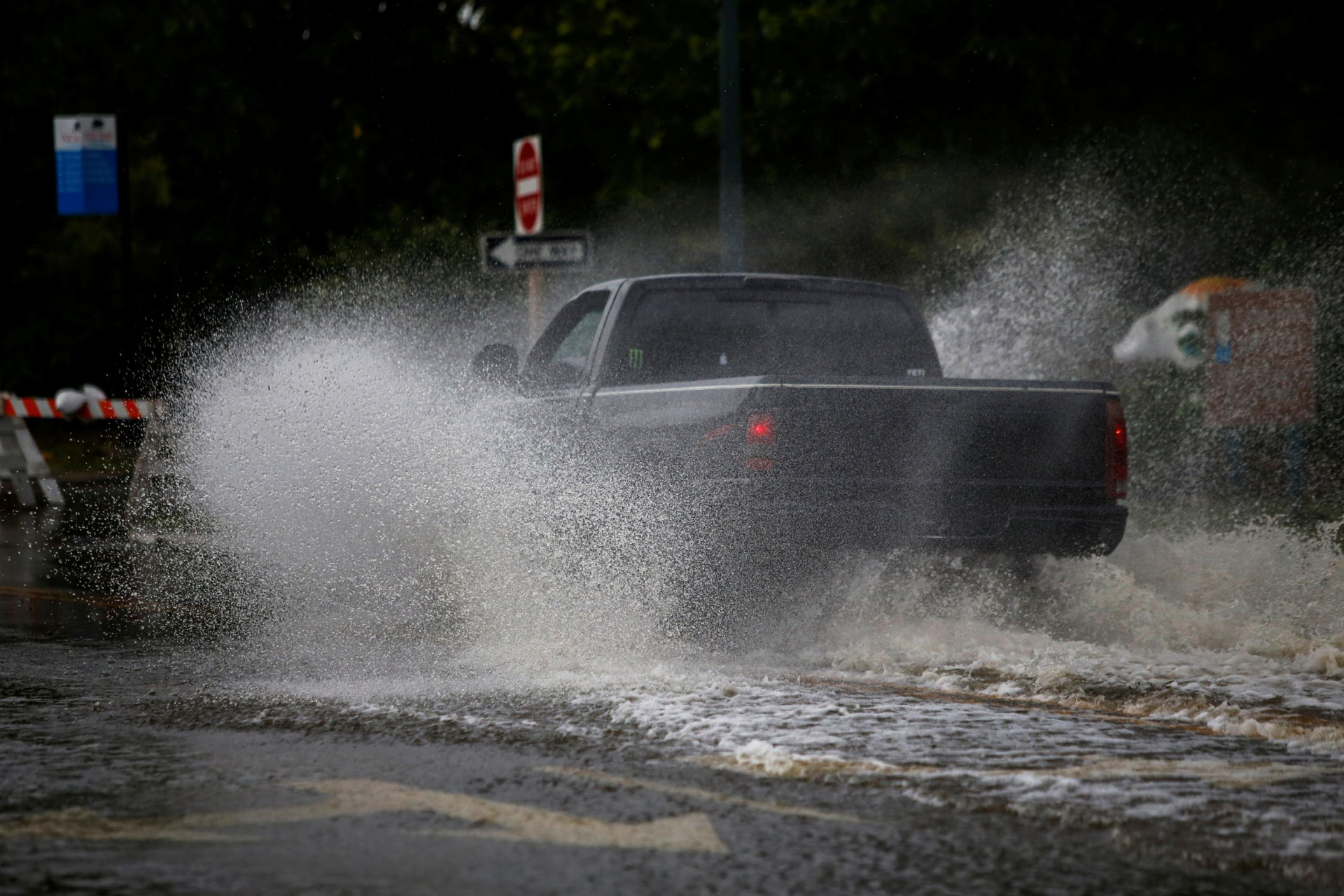 Olho do furacão. As imagens do Florence a chegar à Carolina do Norte