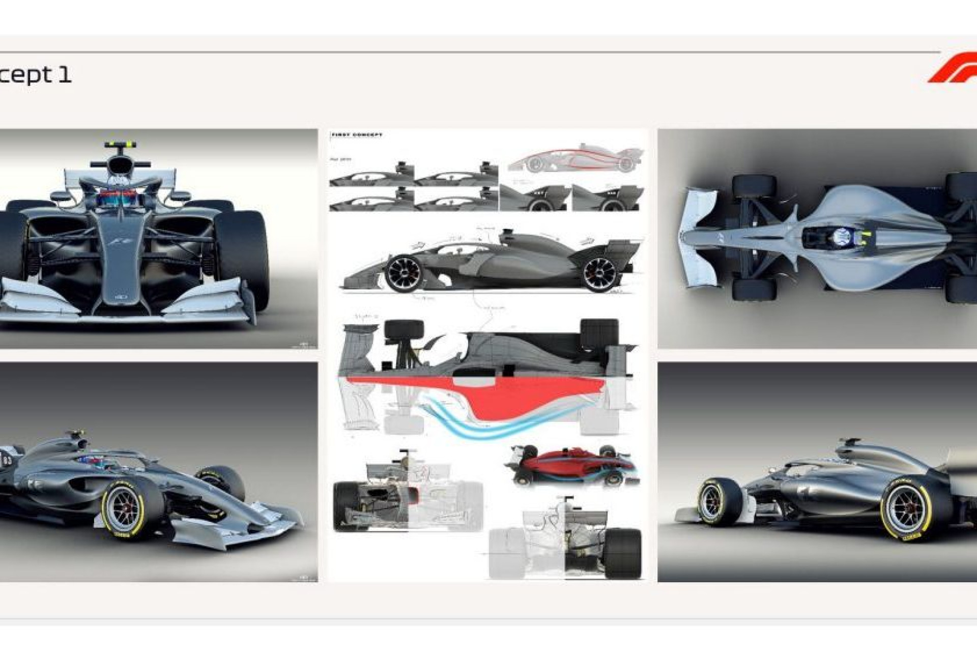 Revelação: F1 desvenda como serão os monolugares em 2021