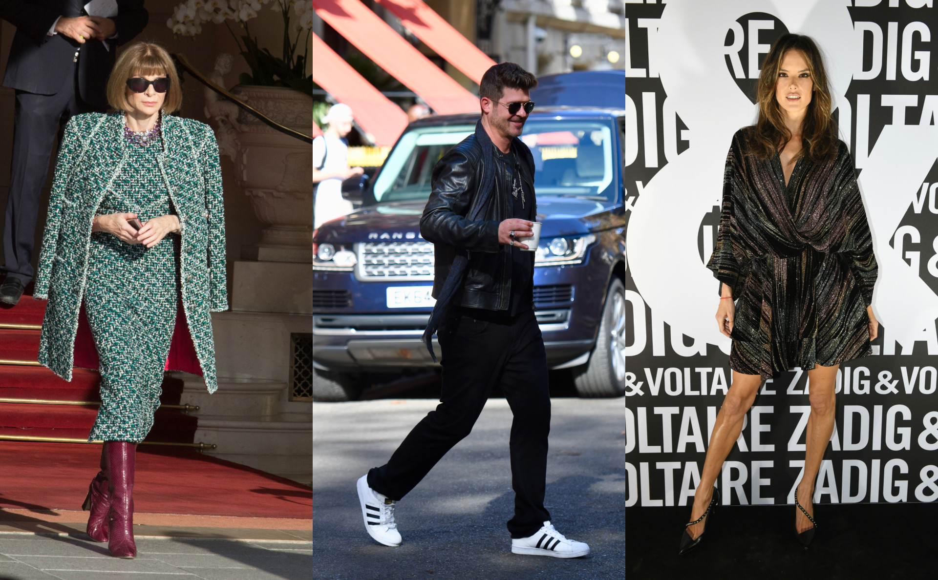 Os looks dos famosos na Paris Fashion Week