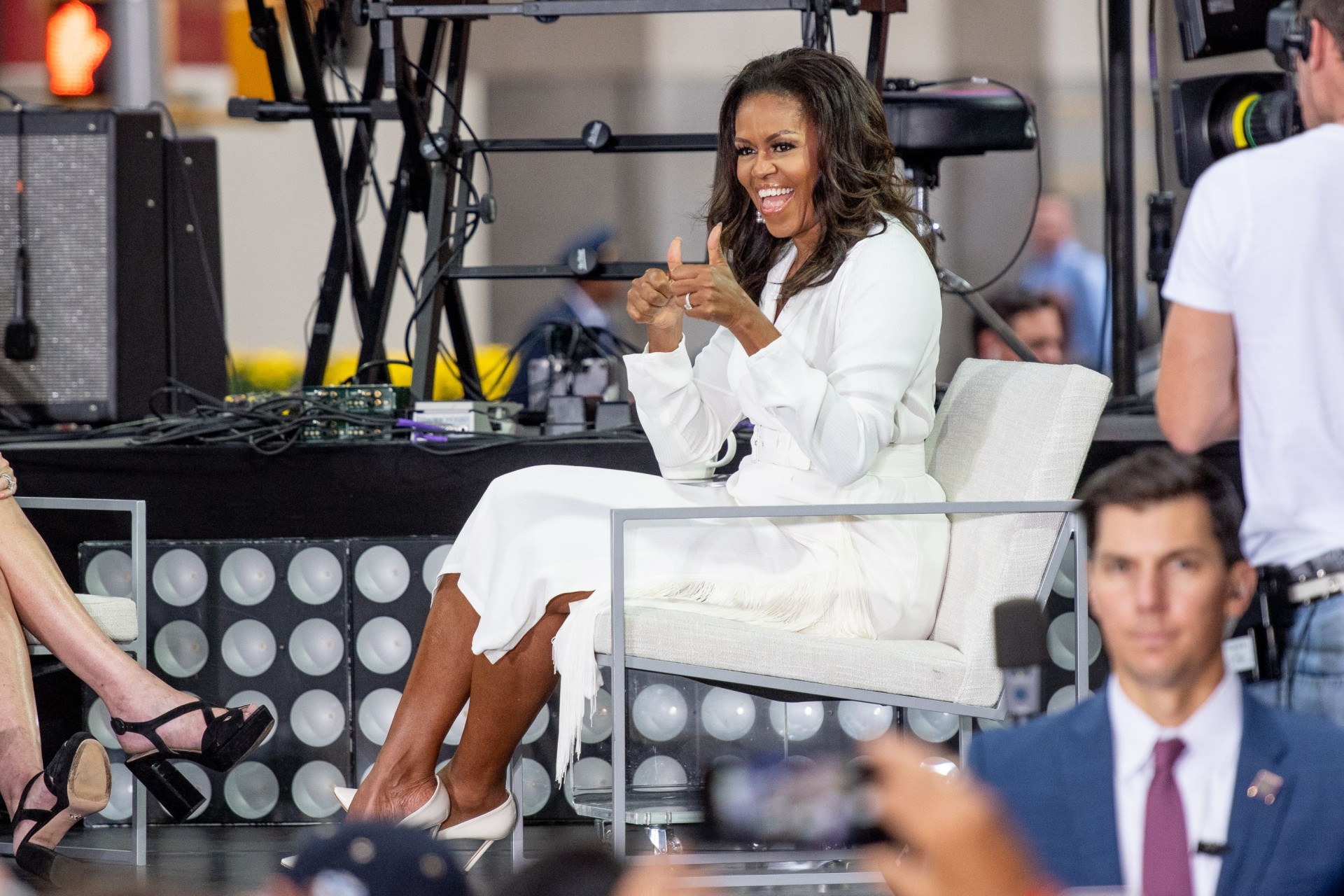 Será este um dos melhores visuais de Michelle Obama?
