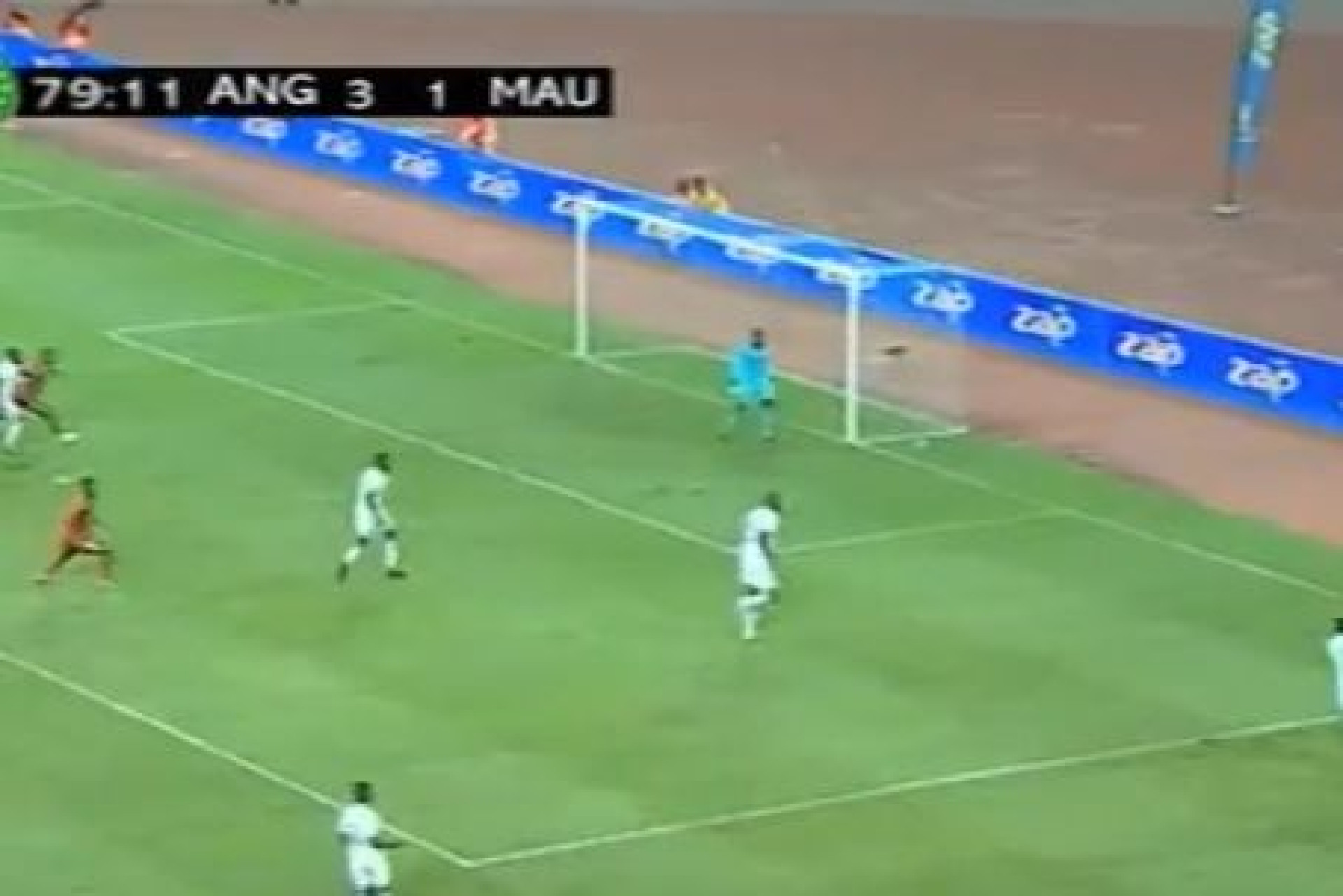Gelson Dala marca pela seleção angolana frente à Mauritânia