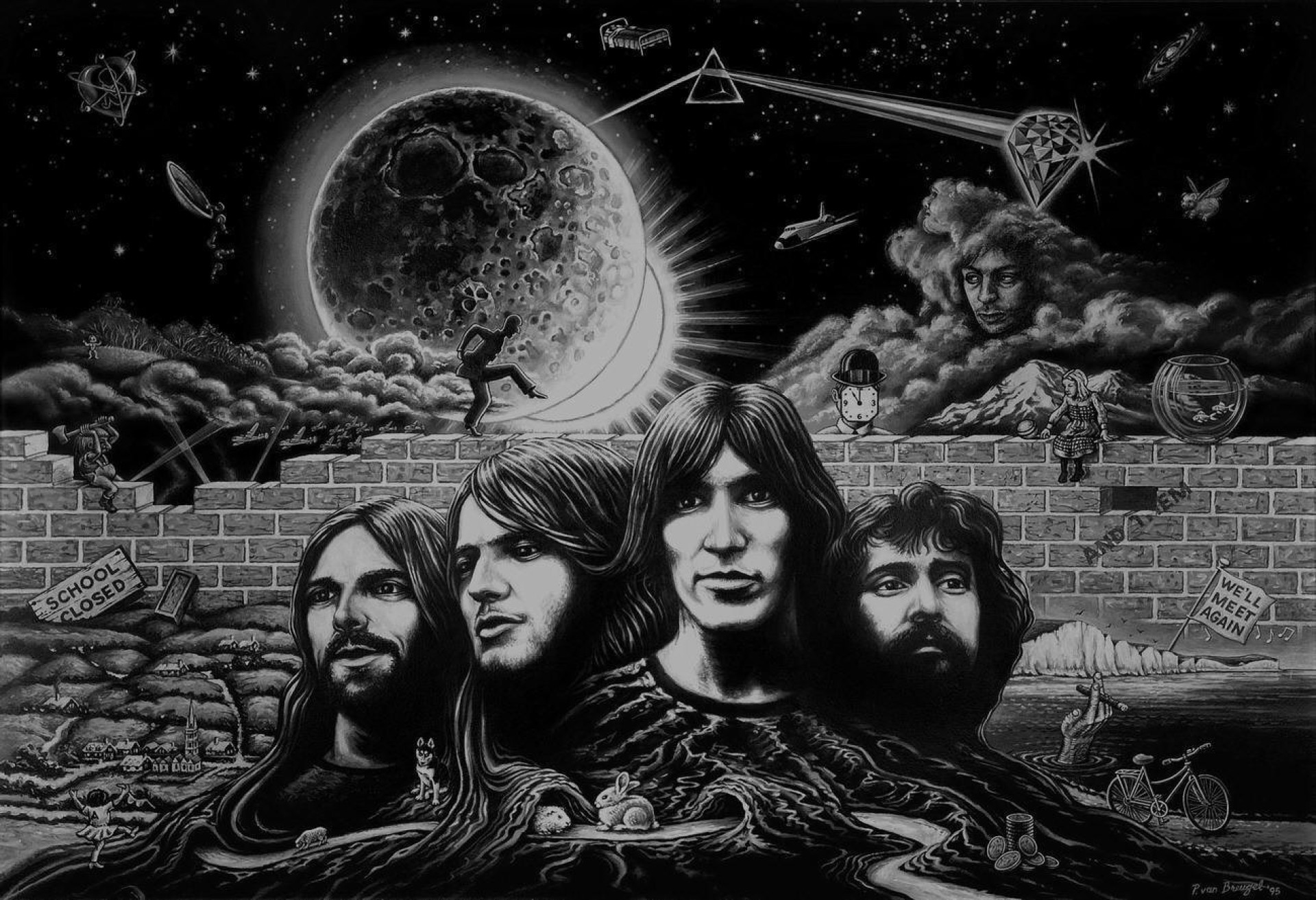 Top 60. São estes os melhores temas dos Pink Floyd