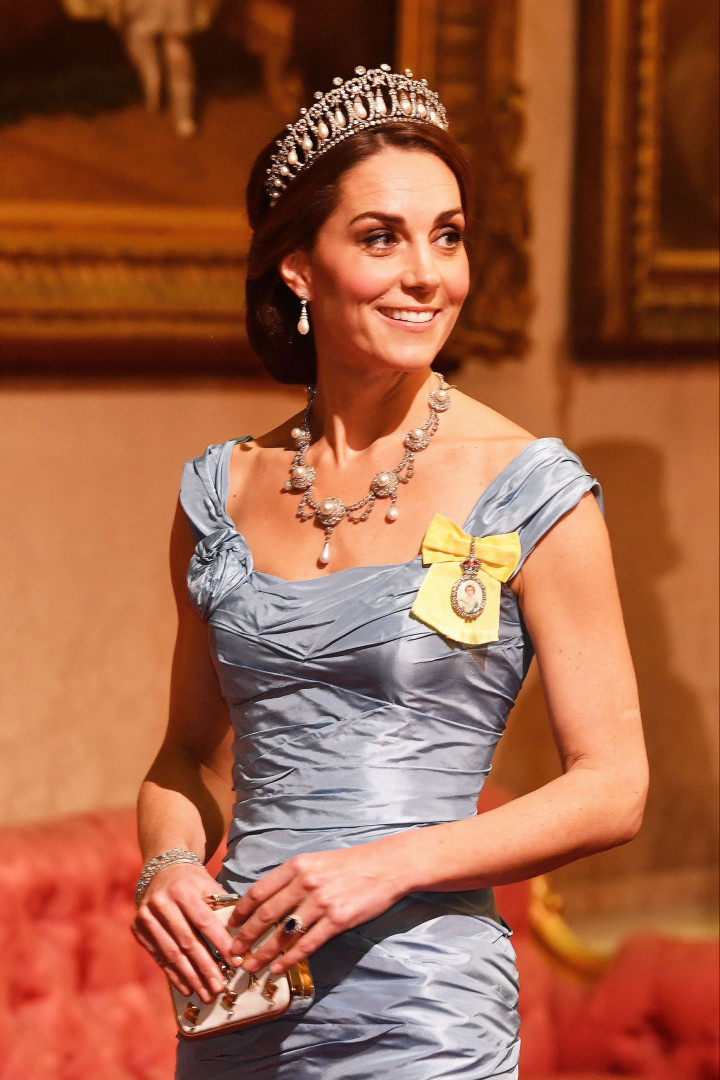 Kate Middleton usou a tiara preferida da princesa Diana