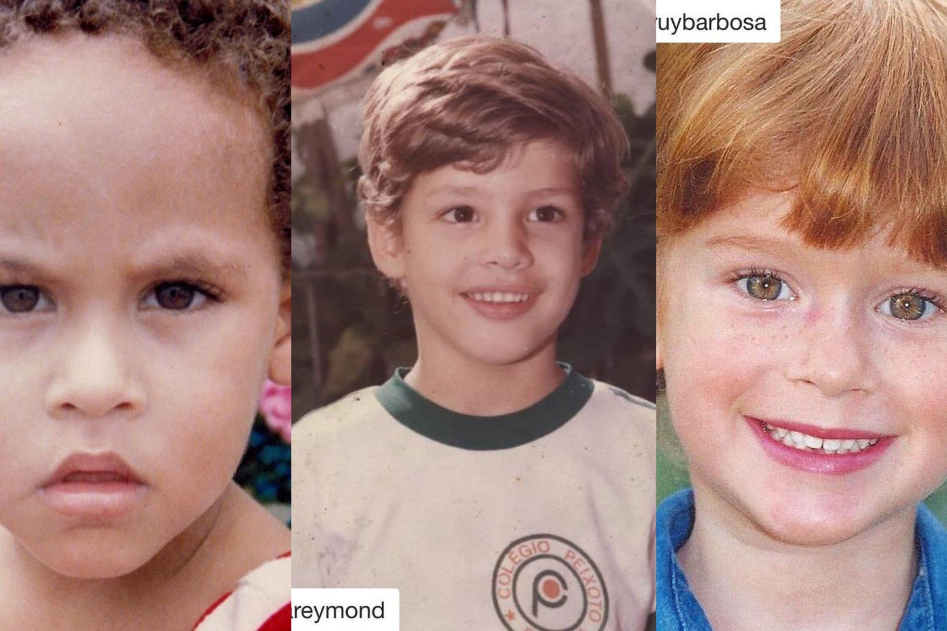 Dia Mundial da Criança: Famosos brasileiros partilham fotos de infância