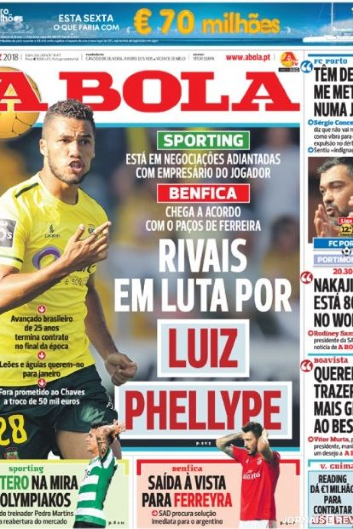Cá dentro: O 'contra-ataque' de Conceição e o 'dilema' de Luiz Phellype
