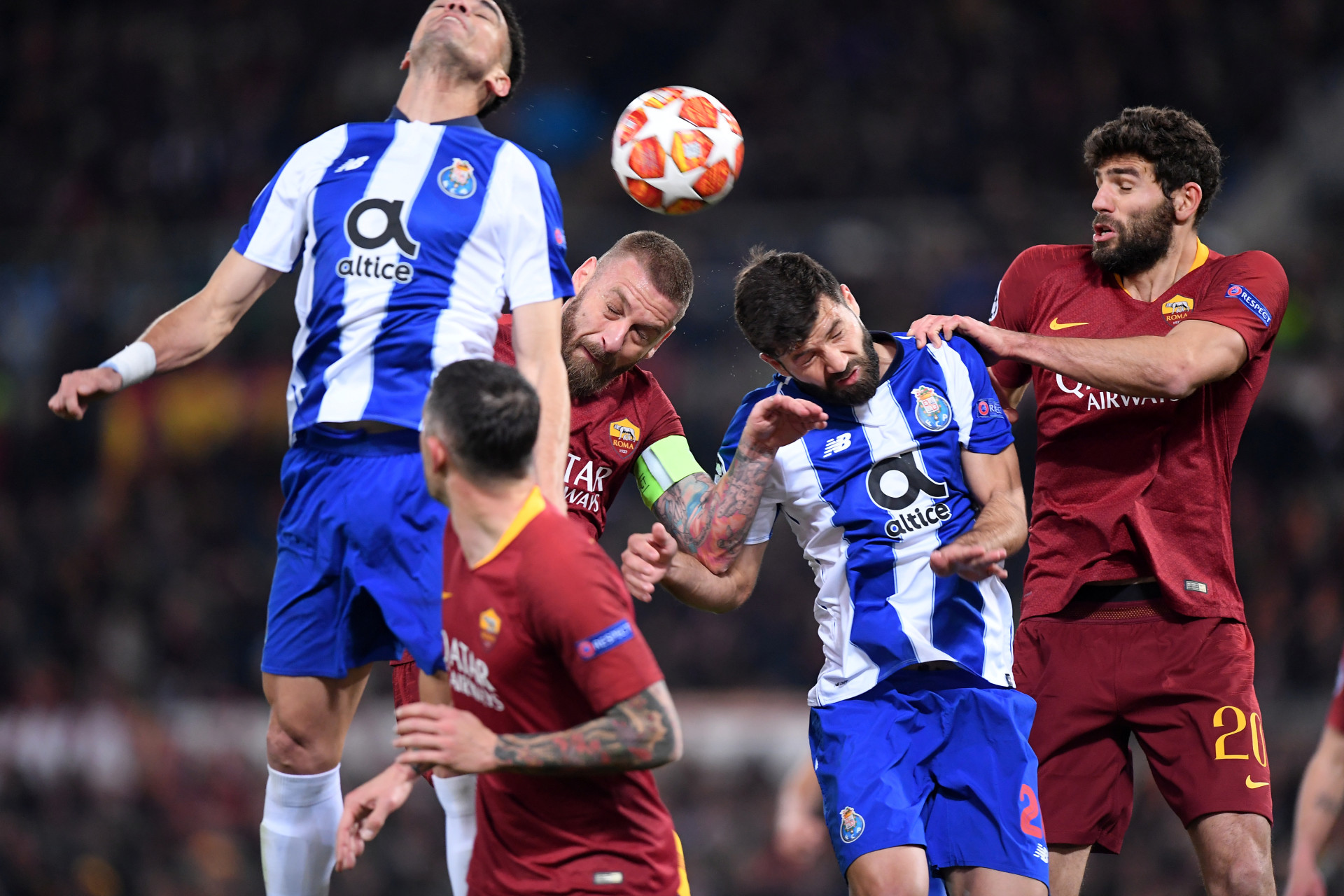 AS Roma-FC Porto: As imagens que não viu na televisão